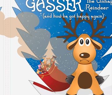 portada Gasser the Unhappy Reindeer: (And How He Got Happy Again) Volume 1