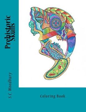 portada Prehistoric Skulls: Coloring Book (in English)