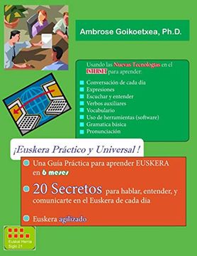 portada Euskera Practico y Universal (B&N): 20 Secretos Para la Comunicacion Rapida y Efectiva