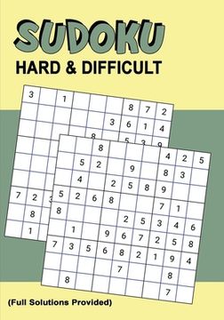 portada Sudoku Hard & Difficult: Hard & Challenging Puzzles that Will Be Stimulating for Experienced People Who Loves Sudoku (en Inglés)
