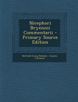 portada Nicephori Bryennii Commentarii