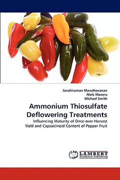 portada ammonium thiosulfate deflowering treatments (en Inglés)