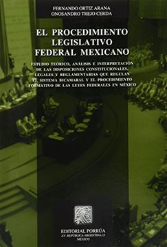 portada Procedimiento Legislativo Federal Mexicano, El