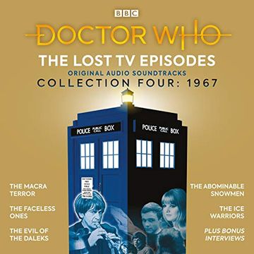 portada Doctor Who: The Lost tv Episodes Collection Four: Second Doctor tv Soundtracks 