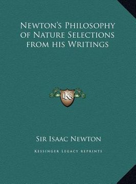 portada newton's philosophy of nature selections from his writings (en Inglés)