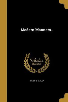 portada Modern Manners.. (en Inglés)