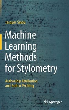 portada Machine Learning Methods for Stylometry: Authorship Attribution and Author Profiling (en Inglés)