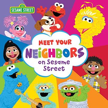 portada Meet Your Neighbors on Sesame Street: Get to Know Elmo, Abby Cadabby, Cookie Monster and Friends in This fun Book for Kids (Sesame Street Scribbles) (in English)