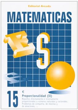 portada Cuaderno matematicas 15 - proporcionalidad (II)