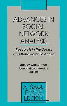 portada advances in social network analysis: research in the social and behavioral sciences (en Inglés)