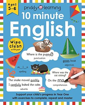 portada 10 Minute English (Wipe Clean Workbooks)
