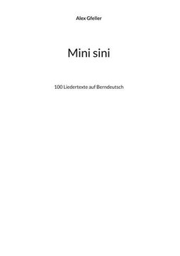 portada Mini Sini (in German)