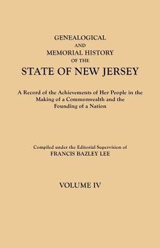 portada genealogical and memorial history of the state of new jersey. in four volumes. volume iv. contains index to all four volumes (in English)