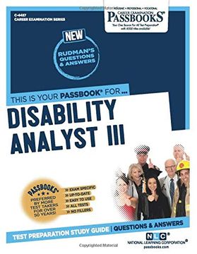 portada Disability Analyst iii (en Inglés)