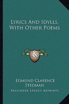 portada lyrics and idylls, with other poems