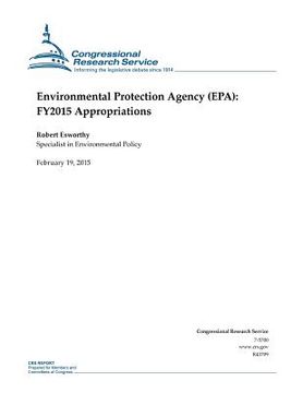 portada Environmental Protection Agency (EPA): FY2015 Appropriations (in English)