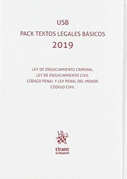 portada Usb Pack Textos Legales Básicos 2019