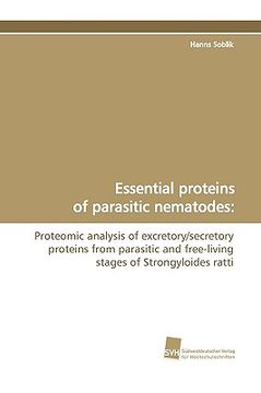 portada essential proteins of parasitic nematodes (en Inglés)