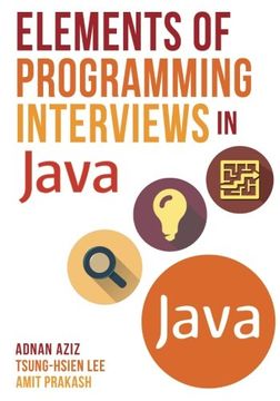 portada Elements of Programming Interviews in Java: The Insiders' Guide