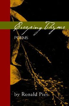 portada creeping thyme: poems by ronald pies (en Inglés)