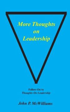 portada More Thoughts on Leadership (en Inglés)