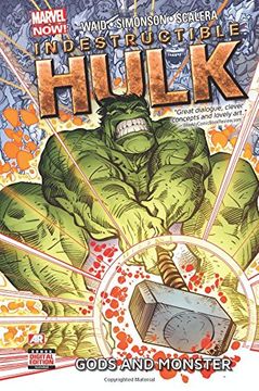 portada Indestructible Hulk, Vol. 2: Gods and Monster (Incredible Hulk) (en Inglés)