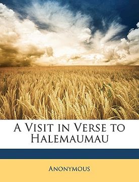 portada a visit in verse to halemaumau (en Inglés)
