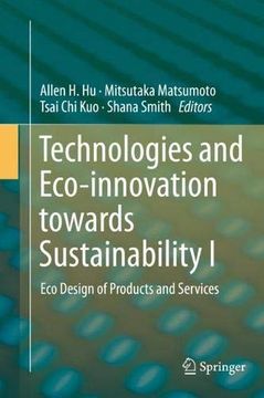 portada Technologies and Eco-Innovation Towards Sustainability i: Eco Design of Products and Services (in English)