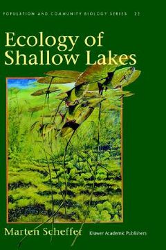 portada ecology of shallow lakes (in English)