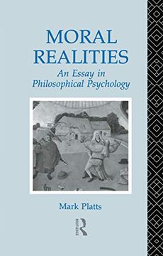 portada Moral Realities: An Essay in Philosophical Psychology (in English)