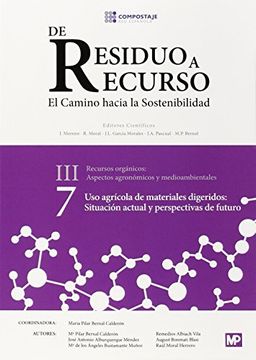portada Uso Agrícola De Materiales Digeridos: Situación Actual Y Perspectivas De Futuro III.7 (in Spanish)