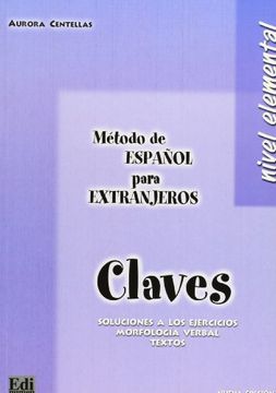 portada Método de Español Para Extranjeros Elemental Libro de Claves (en Inglés)