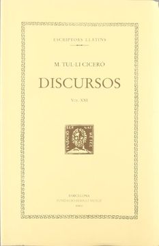 portada Discursos, Vol. Xxi: Filípiques (Iii-Ix) (Bernat Metge) (en Catalá)
