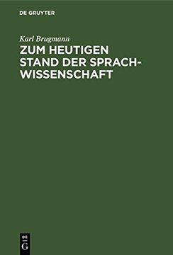portada Zum Heutigen Stand der Sprachwissenschaft (en Alemán)