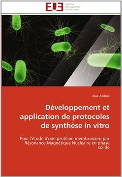 portada Developpement Et Application de Protocoles de Synthese in Vitro