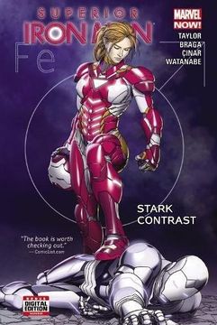 portada Superior Iron Man Vol. 2: Stark Contrast (in English)