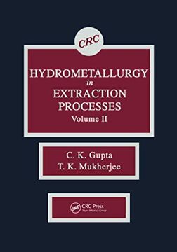 portada Hydrometallurgy in Extraction Processes, Volume ii (en Inglés)