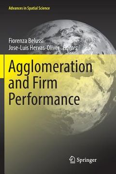 portada Agglomeration and Firm Performance (en Inglés)