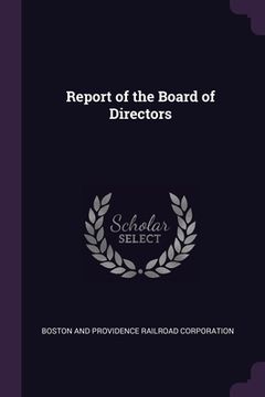 portada Report of the Board of Directors (en Inglés)