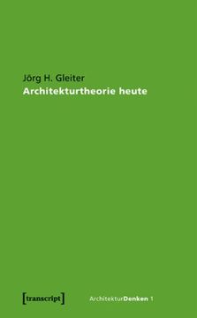 portada Architekturtheorie heute