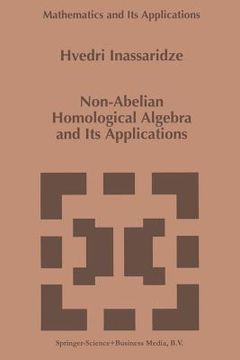 portada non-abelian homological algebra and its applications