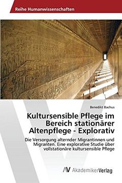 portada Kultursensible Pflege im Bereich stationärer Altenpflege - Explorativ