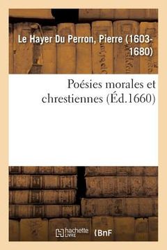 portada Poésies Morales Et Chrestiennes (en Francés)