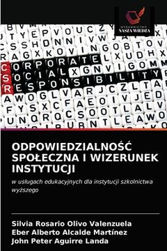 portada OdpowiedzialnoŚĆ Spoleczna I Wizerunek Instytucji (in Polaco)