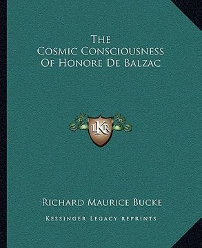 portada the cosmic consciousness of honore de balzac (en Inglés)