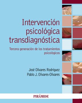 portada Intervención psicológica transdiagnóstica (in Spanish)