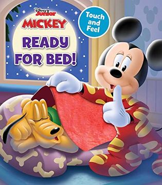 portada Disney Mickey Mouse Funhouse: Ready for Bed! (Touch and Feel) (en Inglés)