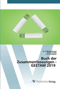portada Buch der Zusammenfassungen - GEETAM 2019 (en Alemán)