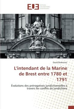portada L'intendant de la Marine de Brest entre 1780 et 1791