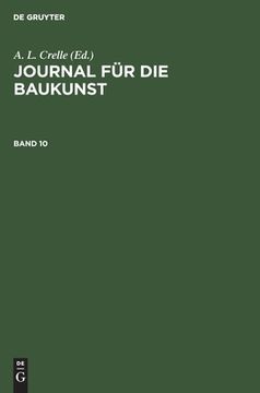 portada Journal Für Die Baukunst. Band 10 (in German)